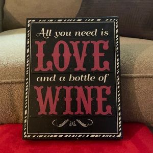 Love and Wine Wall Art!